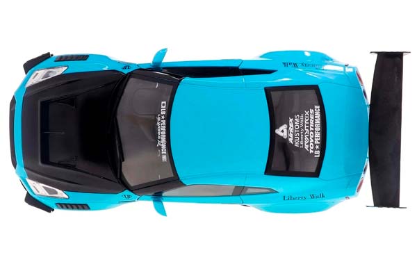 NISSAN GT-R (R35) W/ LIBERTY WALK BODYKIT 2.0 2024 BLUE / НИССАН ГТ-Р СИНИЙ — фото 6