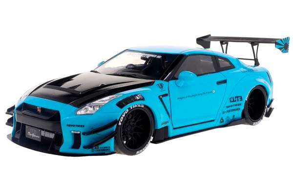 NISSAN GT-R (R35) W/ LIBERTY WALK BODYKIT 2.0 2024 BLUE / НИССАН ГТ-Р СИНИЙ