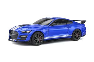 FORD MUSTANG SHELBY GT 500 FAST TRACK 2020 BLUE METALLIC/WHITE 