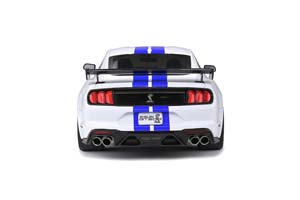 FORD MUSTANG SHELBY GT 500 FAST TRACK WHITE/BLUE — фото 3