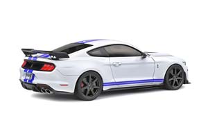FORD MUSTANG SHELBY GT 500 FAST TRACK WHITE/BLUE — фото 4