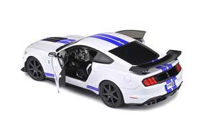 FORD MUSTANG SHELBY GT 500 FAST TRACK WHITE/BLUE — фото 8