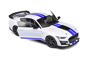 FORD MUSTANG SHELBY GT 500 FAST TRACK WHITE/BLUE — фото 9