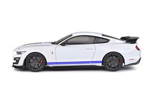 FORD MUSTANG SHELBY GT 500 FAST TRACK WHITE/BLUE — фото 2
