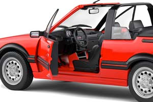 PEUGEOT 205 CTI CONVERTIBLE 1989 RED — фото 10
