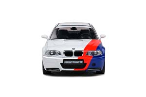 BMW E46 M3 STREET FIGHTER 2000 WHITE/DARK BLUE/RED / БМВ Е46 МЗ БЕЛЫЙ — фото 7