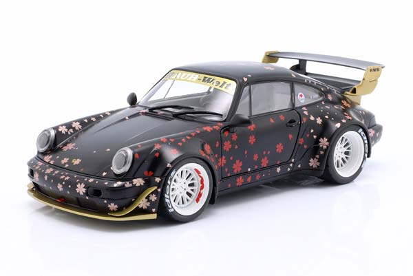 PORSCHE 911 RWB AOKI 2021 FLATBLACK RED GOLDEN