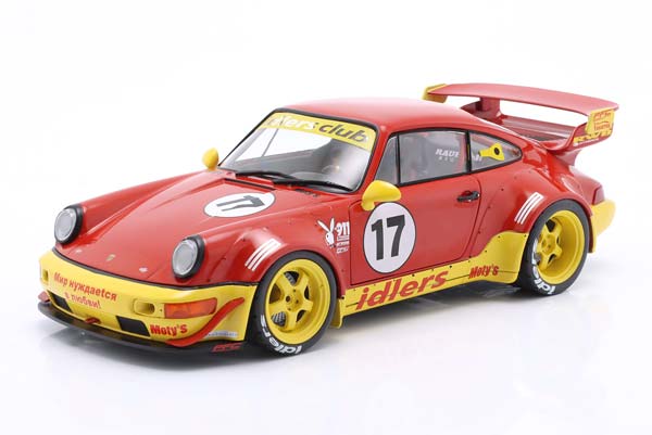PORSCHE 911 RWB MATY S IDLERS 2016 RED/YELLOW