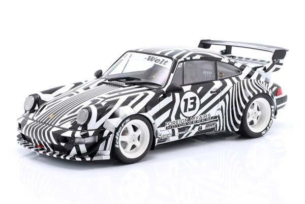 PORSCHE 911 RWB THE ZEBRA 2022 WHITE BLACK