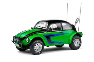VW VOLKSWAGEN BEETLE BAJA 1976 GREEN METALLIC/BLACK/BLUE