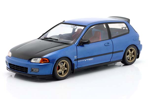 HONDA CIVIC EG6 1991 BLUE METALLIC/MATT-BLACK / ХОНДА СИВИК ЧЕРНЫЙ