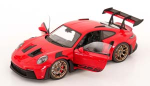 PORSCHE 911 (992) GT3 RS 2024 RED BLACK — фото 3