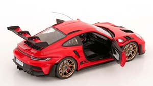 PORSCHE 911 (992) GT3 RS 2024 RED BLACK — фото 4