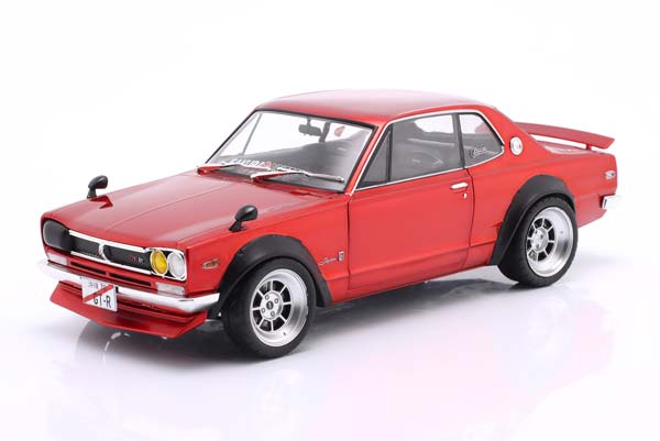 NISSAN SKYLINE (C10) HAKOSUKA 1970 RED METALLIC