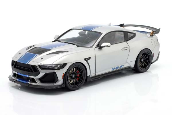 FORD SHELBY MUSTANG SUPER SNAKE YEAR 2025 SILVER-GREY METALLIC / ФОРД ШЕЛБЙ МУСТАНГ СУПЕР СНАКЕ СИЛВЕР-ГРЕЙ МЕТАЛЛИК