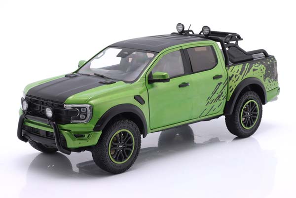 FORD RANGER RAPTOR PICK-UP YEAR 2024 GREEN METALLIC / ФОРД РАНГЕР РАПТОР ПИК-УП ЗЕЛЕНЫЙ МЕТАЛЛИК