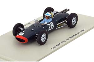 LOLA MK4 #28 4TH MONACO GP 1962 JOHN SURTEES