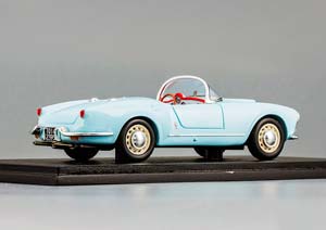 LANCIA AURELIA B24 SPYDER AMERICA 1955 LIGHT BLUE — фото 4