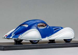 TALBOT-LAGO T150C SS TEARDROP COUPE FIGONI FALASCHI 1937 BLUE — фото 4