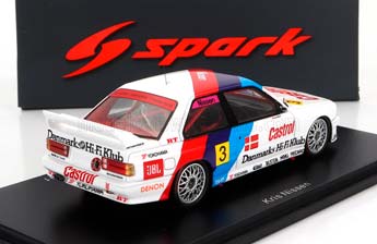 BMW 3-SERIES M3 (E30) TEAM SCHNITZER N3 DENMARK GP (1991) KRIS NISSEN, WHITE BLUE RED — фото 2