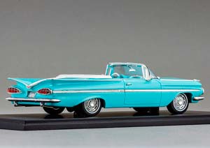 CHEVROLET IMPALA CONVERTIBLE 1959 TURQUOISE — фото 4
