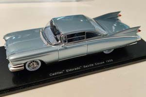 CADILLAC ELDORADO SEVILLE COUPE 1959 GREY METALLIC / КАДИЛЛАК ЭЛЬДОРАДО СЕВИЛЛЬ КУПЕ СЕРЫЙ МЕТАЛЛИК