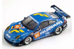 PORSCHE 911 997 GT3RSR PROTON COMPETITION N63 24H LE MANS (2011) FELBERMAYR JR - FELBERMAYR SENIOR - REID, 2 TONE BLUE