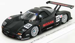 NISSAN R390 GT1 3.5L TURBO N23 PRE-QUALIFICATIONS 24H LE MANS (1997) K.HOSHINO - E.COMAS - M.KAGEYAMA, BLACK