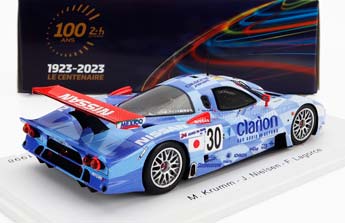 NISSAN R390 GT1 3.5L TURBO TEAM NISSAN MOTORSPORT N30 24H LE MANS (1998) M.KRUMM - J.NIELSEN - F.LAGORCE, LIGHT BLUE WHITE — фото 2