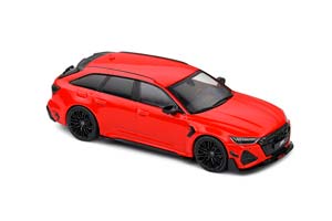 AUDI ABT RS 6-R AVANT 2022 RED METALLIC/BLACK — фото 3