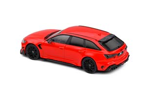 AUDI ABT RS 6-R AVANT 2022 RED METALLIC/BLACK — фото 4