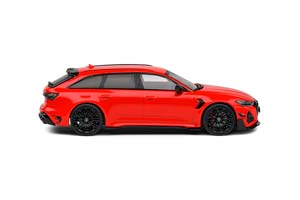 AUDI ABT RS 6-R AVANT 2022 RED METALLIC/BLACK — фото 8