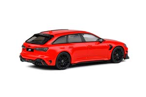 AUDI ABT RS 6-R AVANT 2022 RED METALLIC/BLACK — фото 2