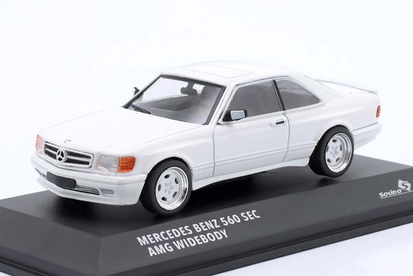 MERCEDES 560 SEC C126 AMG WIDEBODY WHITE