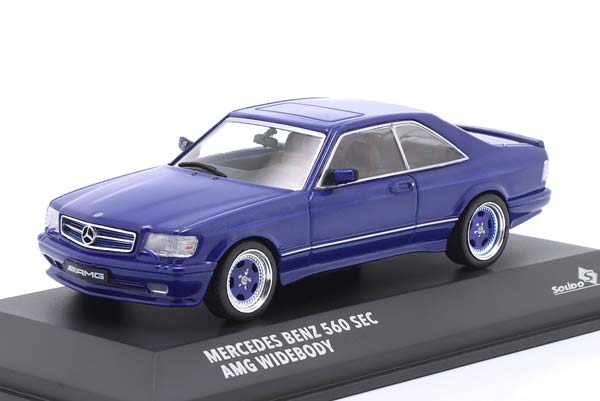MERCEDES 560 SEC AMG WIDEBODY BLUE METALLIC / МЕРСЕДЕС АМГ СИНИЙ