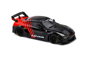 NISSAN GTR R35 LIBERTY WALK BODY KIT 2022 BLACK RED — фото 3