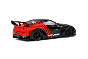 NISSAN GTR R35 LIBERTY WALK BODY KIT 2022 BLACK RED — фото 8