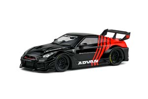 NISSAN GTR R35 LIBERTY WALK BODY KIT 2022 BLACK RED — фото 10