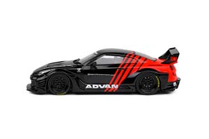 NISSAN GTR R35 LIBERTY WALK BODY KIT 2022 BLACK RED — фото 2