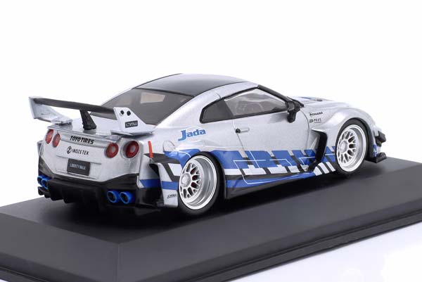 NISSAN SKYLINE GT-R (R34) LIBERTY WALK BODY KIT 2020 SILVER / НИССАН СКАЙЛАЙН ГТ-Р R34 ЛИБЕРТЙ ВАЛК БОДЙ НАБОР СЕРЕБРИСТЫЙ