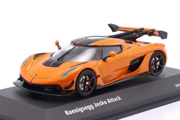 KOENIGSEGG JESKO ATTACK YEAR 2022 ORANGE / КОЕНИГСЕГГ ДЖЕСКО АТТАК ОРАНЖЕВЫЙ