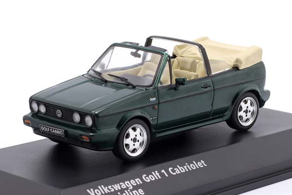 VW GOLF MK1 CABRIO CLASSICLINE DARKGREEN-METALLIC / ФОЛЬКСВАГЕН ГОЛЬФ MK1 КАБРИО КЛАССИКЛИНЕ ТЕМНО-ЗЕЛЕНЫЙ МЕТАЛЛИК