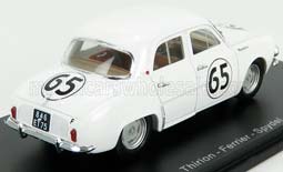 RENAULT DAUPHINE TEAM RENAULT COMPANY N65 12H SEBRING (1957) G.THIRION - N.FERRIER - G.SPYDEL, WHITE — фото 2