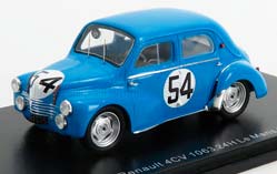 RENAULT 4CV 1063 TEAM RNU RENAULT N54 24H LE MANS (1952) L.PONS - P.MOSER, LIGHT BLUE