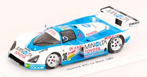 TOYOTA 87C NO 36 24H LE MANS 1987