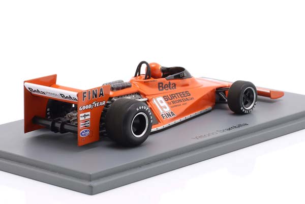 SURTEES TS20 #19 9TH BRITISH GP FORMULA 1 1978 VITTORIO BRAMBILLA / СУРТИС TS20 9 МЕСТО ГРАН-ПРИ ВЕЛИКОБРИТАНИИ ФОРМУЛА-1 ВИТТОРИО БРАМБИЛЛА — фото 2