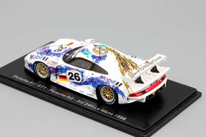 PORSCHE 911 GT1 #25 PORSCHE AG 3-TH LE MANS 1996 Y.DALMAS/K.WENDLINGER/S.GOODYEAR — фото 4