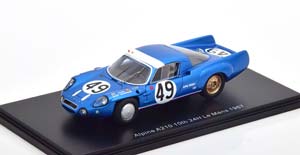 RENAULT ALPINE A210 NO 49 24H LE MANS 1967 — фото 1