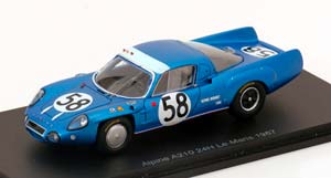 ALPINE A210 NO 58 24H LE MANS 1967