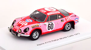 RENAULT ALPINE A110 NO 60 RALLY MONTE CARLO 1972